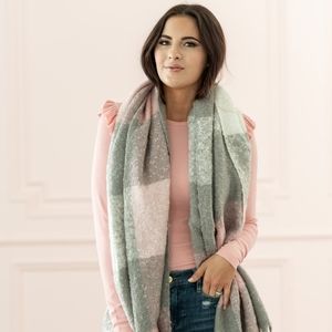 Rachel Parcell Plaid Blanket Wrap